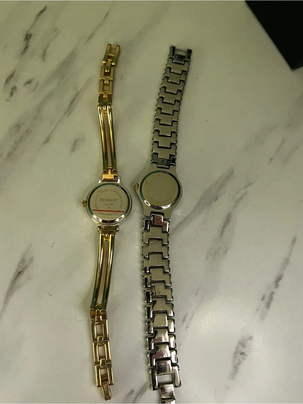 Two-Tone Women's Dress Watch - Gold & Silver
